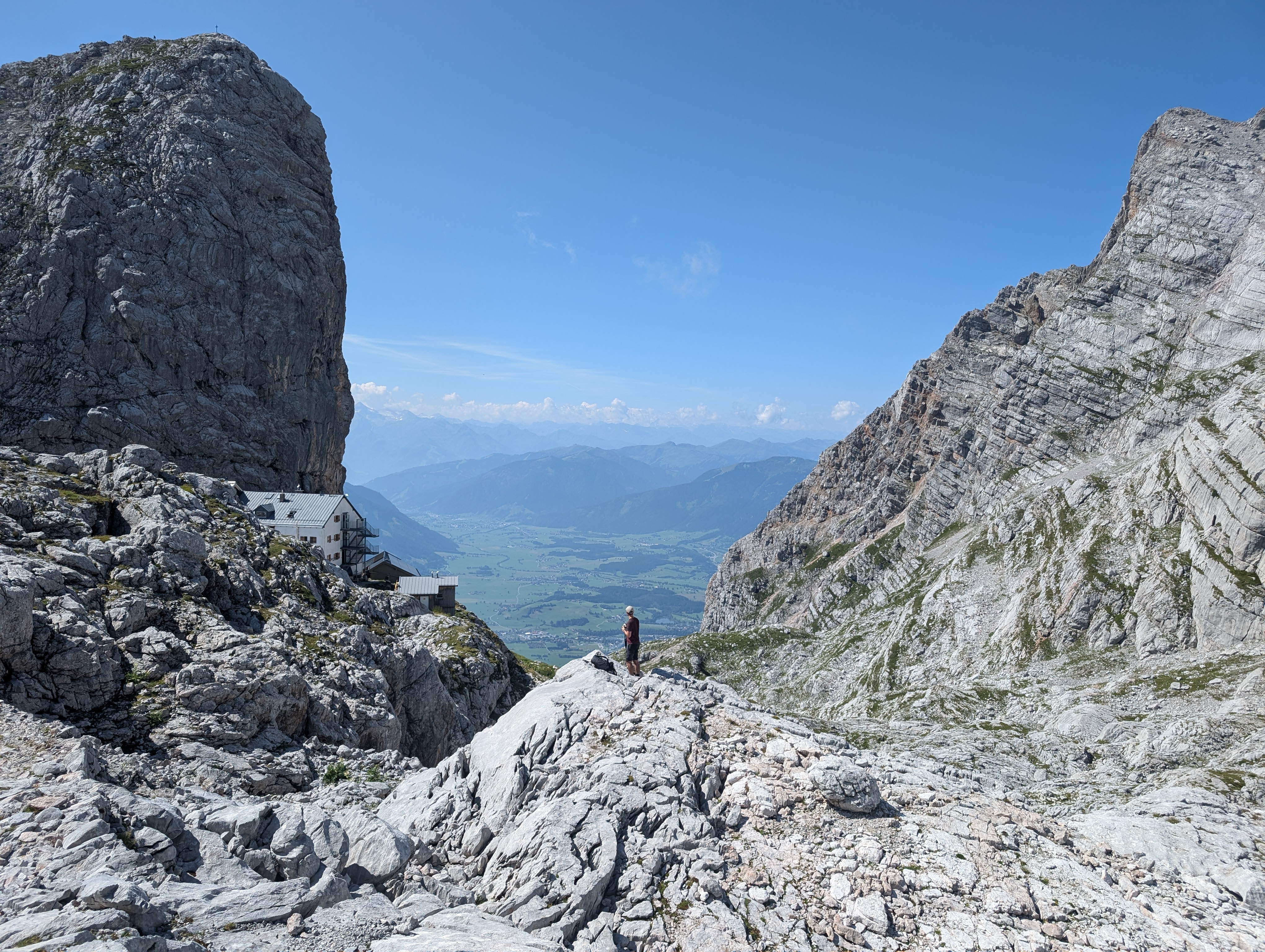 Das Riemannhaus liegt direkt unterhalb vom Sommerstein.