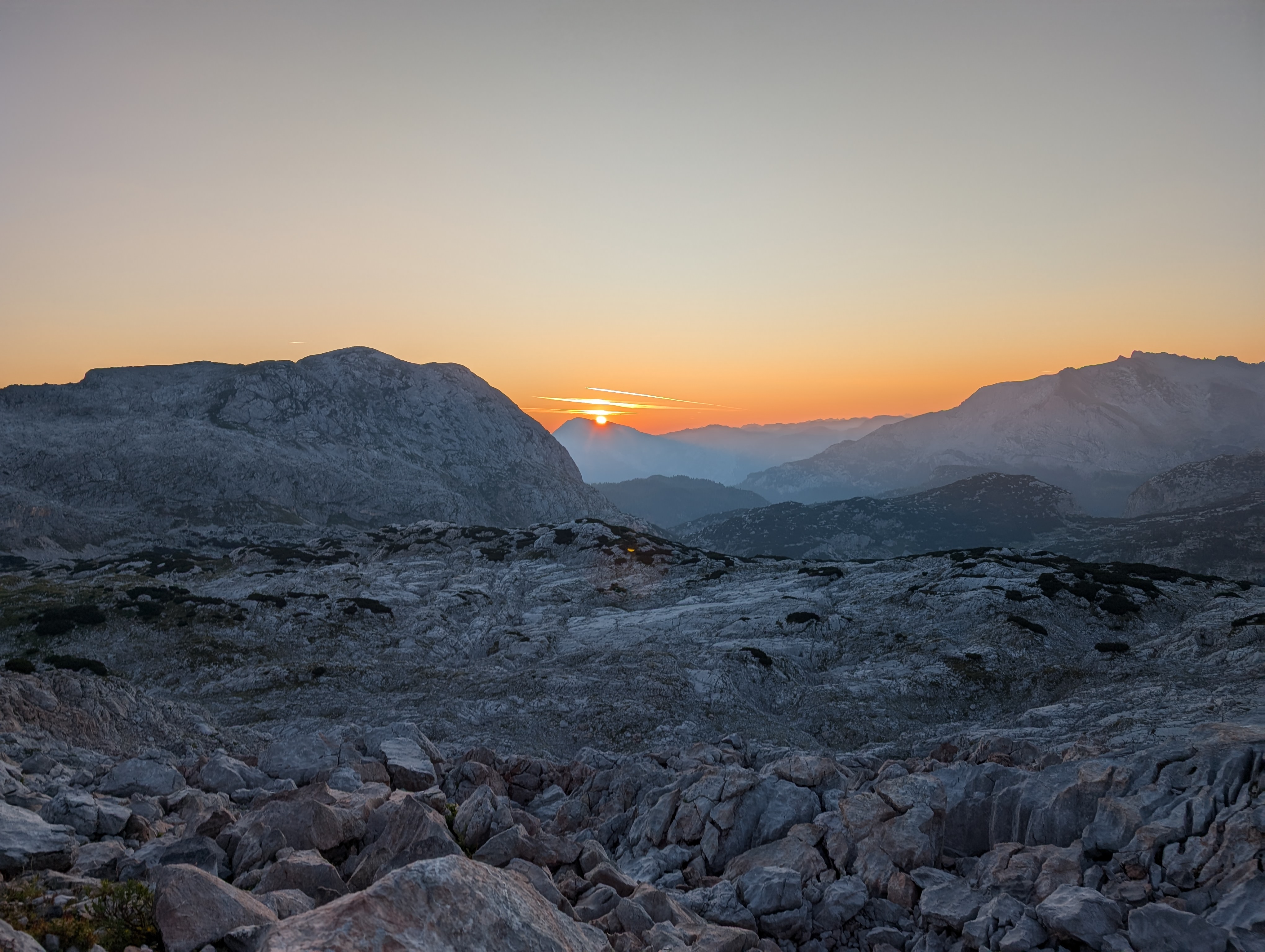 Sonnenaufgang über dem Steinernen Meer