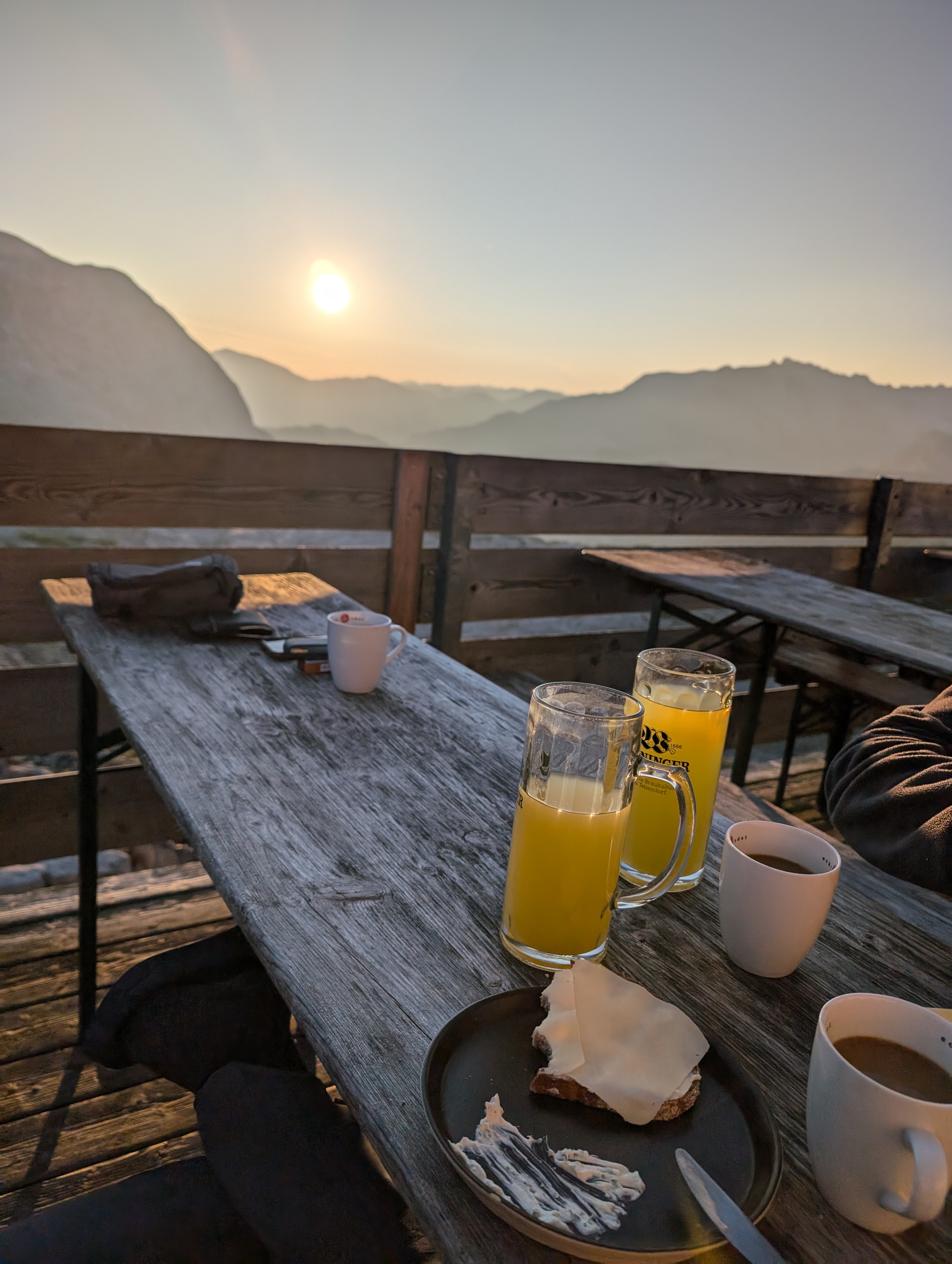 Frühstück mit Aussicht
